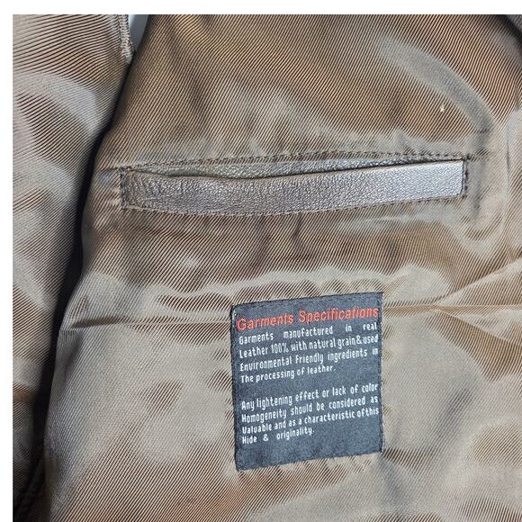 Vintage Men's Himalaya Motor Bike Wear Leather Motorcycle Riding Vest - Picture 10 of 14